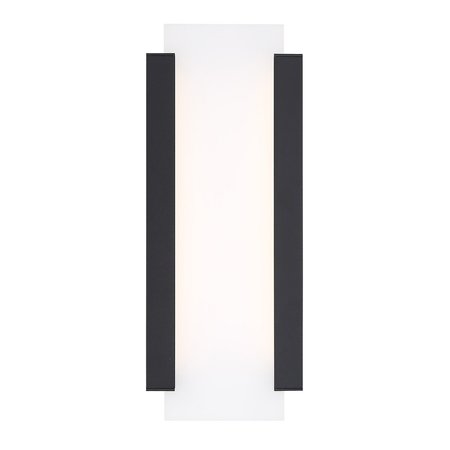 Dweled Fiction 14in LED Indoor and Outdoor Wall Light 3000K in Black WS-W119